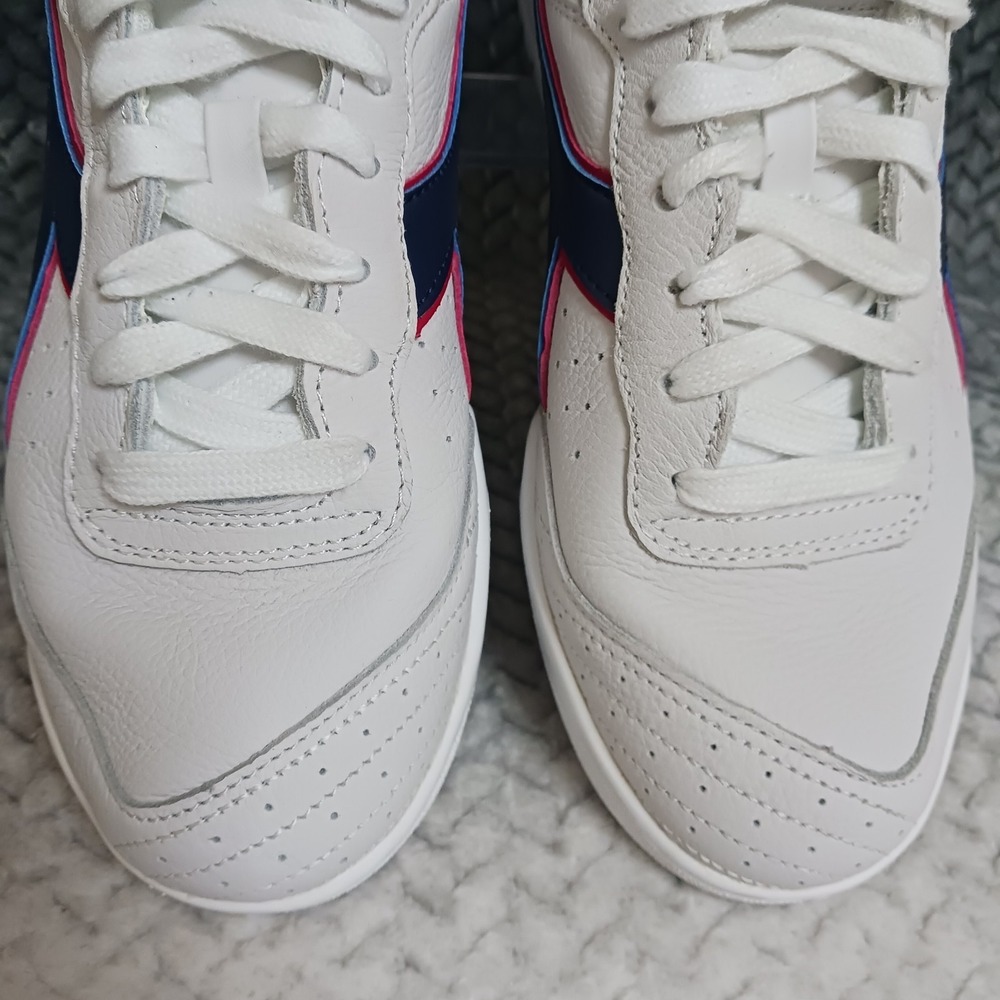 Diadora Maverick Americana Men's Sneakers Shoes Dawn Blue White Italy Logo Sz 8 - Picture 4 of 16